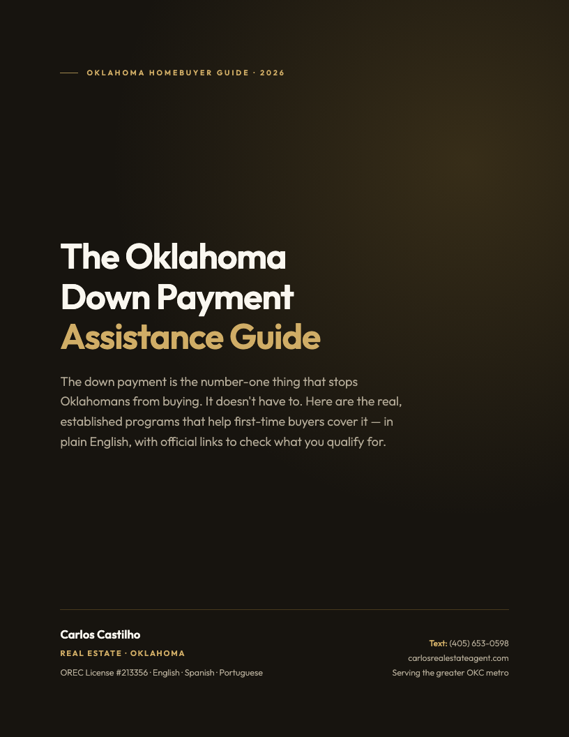 Cover of the Oklahoma Down Payment Assistance Guide